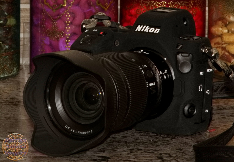 This is a 45-megapixel Nikon Z8 camera sporting a 24-120mm f/4 zoom lens.